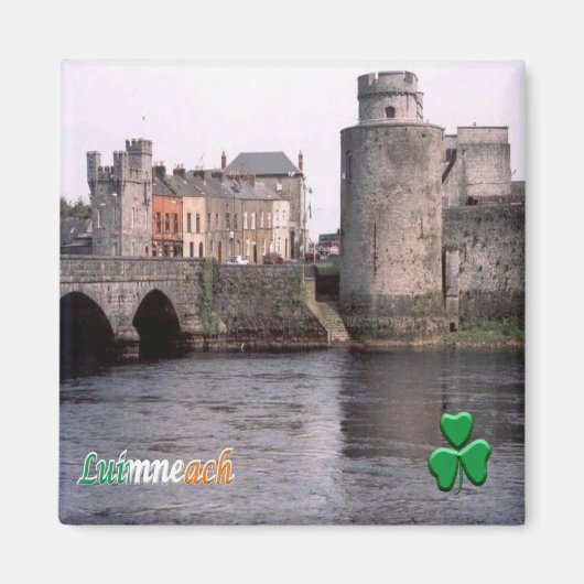 zIE004 LIMERIK, Luimneach, Ierland, Koelkast Magneet (Voorkant)
