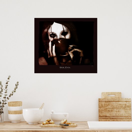 Zie aambeeld poster (Keuken)