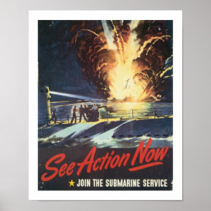 Zie Actie nu Poster