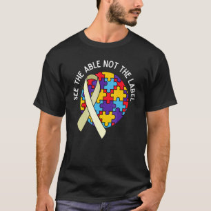 Zie De Mogelijkheid Niet Het Etiket Autisme Down S T-shirt