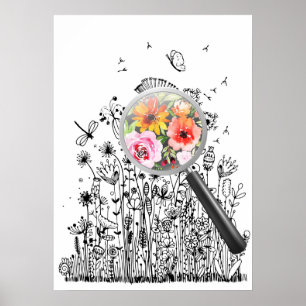 Zie de schoonheid van binnen poster