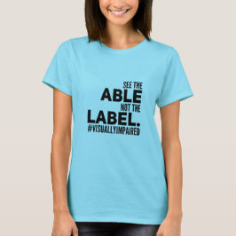 Zie de T-shirt voor de functie