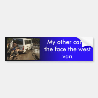Zie de Westbumpersticker Bumpersticker
