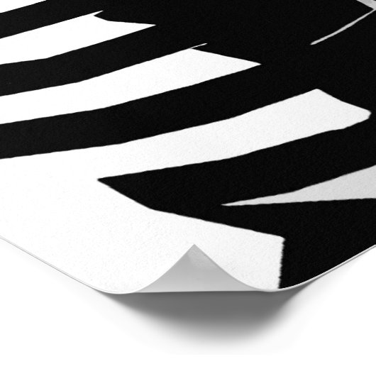 Zie door Silhouette Poster (Hoek)