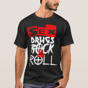 Zie drugs en Rock and Roll-vrienden T-shirt