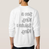 Zie een Singh (DELUXE Inverse King) door Humble P Trui (Achterkant)