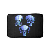 Zie Hear Speak No Evil Skulls Bath Mat (Voorkant)