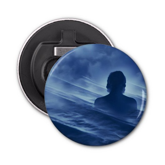 Zie het alleen button flesopener (Voorkant)