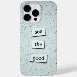"Zie het goede - Positive Vibes Phone Case Design