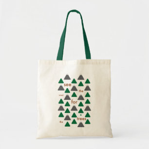 Zie het hout voor de bomen tote bag