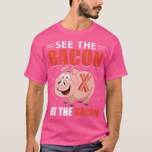 Zie het spek eet het spek - Grappig varkensvlees T-shirt
