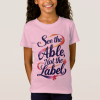 Zie het Vermogen, Niet het Etiket – Kinder T-Shirt