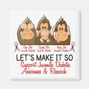 Zie het woord horen geen jonge diabetes 2 magneet