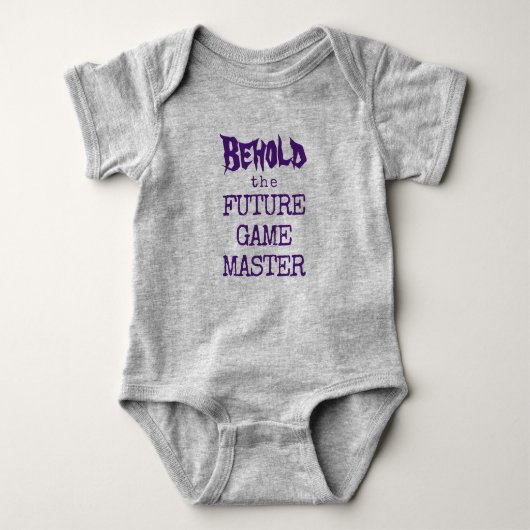 Zie hier de Future Game Master Baby Bodysuit (Voorkant)