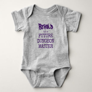 Zie hier het Toekomstige Dungeon Master Baby Body  Romper