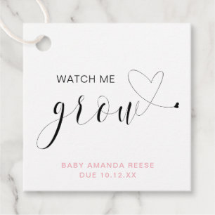 Zie hoe ik het Baby shower van het crèmekleurige m Bedankjes Labels