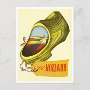 Zie Holland vintage-Briefkaart Briefkaart