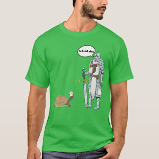 Zie Hond Funnyurtle met een Priesterhoed Hilario T-shirt