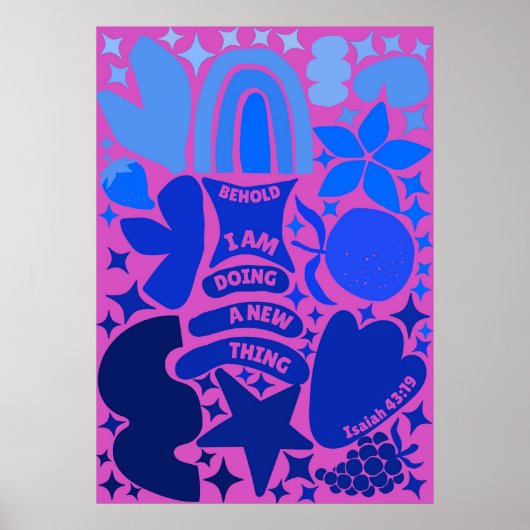 Zie, ik doe iets nieuws poster (Voorkant)