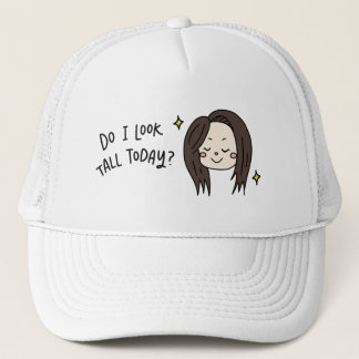 Zie ik er uit als een hoge trucker hoed? trucker pet