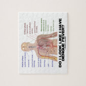 Zie ik eruit alsof ik Dengue koorts heb (anatomie) Legpuzzel (Verticaal)