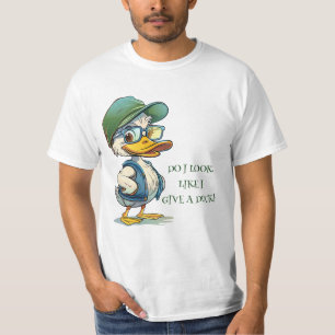 ZIE IK ERUIT ALSOF IK EEN HUMORISTISCHE EEND GEEF? T-SHIRT