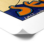 Zie India - Ajanta Frescoes Poster (Hoek)