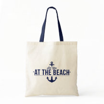 Zie je bij de Beach Canvas tas