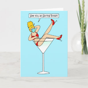 Zie je bij Spring Break Kaart