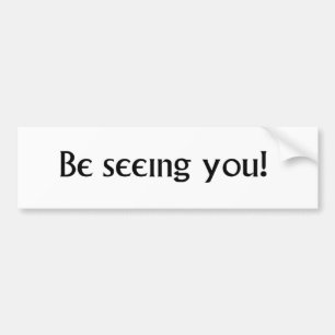 Zie je...het dorp afscheid van nr. 6 bumpersticker