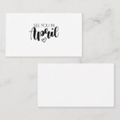 Zie je in April Zwangerschap Aankondiging (Voorkant / Achterkant)