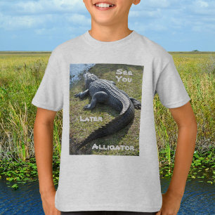 Zie je later Alligator Everglades Florida T-shirt