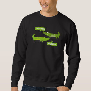 Zie je later alligator na terwijl krokodil trui