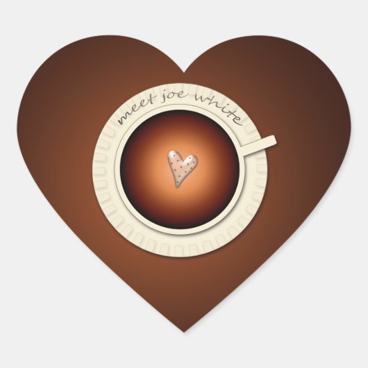 zie je naast wit hart sticker (Voorkant)