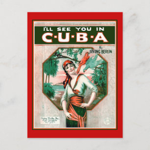 Zie je op Cuba Briefkaart