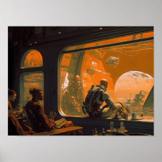 Zie je op de ruimtebalk #4 poster