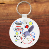 ZIE JE ROND SLEUTELHANGER (Voorkant)