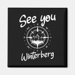 Zie je wandelen Winterberg Duitsland Vakantie Ski Magneet