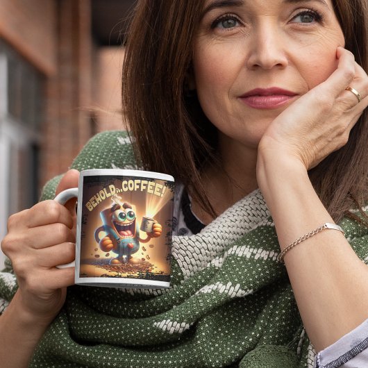 Zie...Koffie! Extra Grote Beker