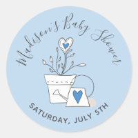 Zie me Blauw Plant Baby shower groeien