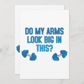 Zie mijn armen er groot uit? kaart (Voorkant / Achterkant)