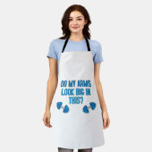 Zie mijn armen er groot uit? schort (Gedragen)