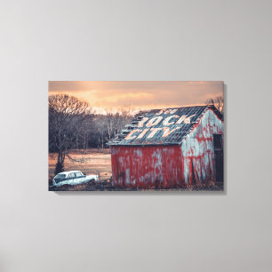 Zie Rock City - Beauful Home Artwork Canvas Afdruk