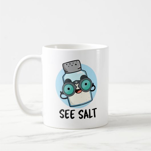 Zie Salt Funny Zee Salt Pun Koffiemok (Links)