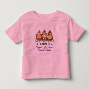 Zie Spreek hoort geen cystische fibrose 2 Kinder Shirts