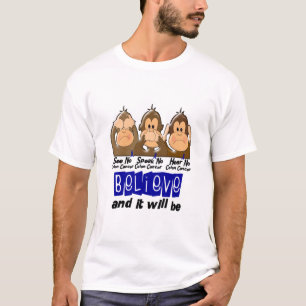 Zie Spreek horen Geen Colon Cancer 3 T-shirt
