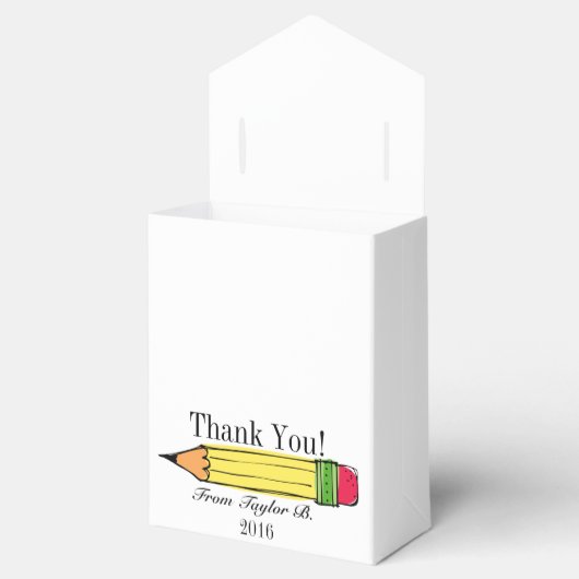 Zie Terug - Je aangepaste tekentafervak Bedankdoosjes (Geopend)