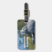 Zie U Later fotografisch alligator Bagagelabel (Voorkant verticaal)