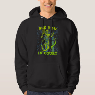 Zie voor de advocaat van de rechtbank paralegal re hoodie