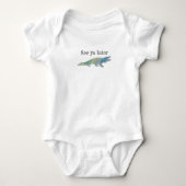 Zie Ya Later Alligator Baby Bodysuit (Voorkant)
